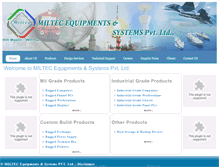Tablet Screenshot of miltec.in
